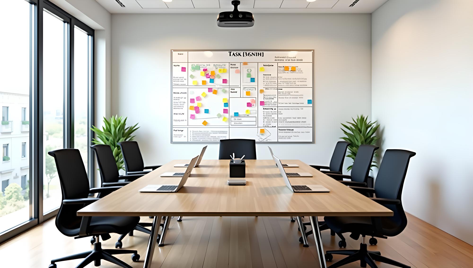Executive team collaborating on corporate strategy development with experienced advisors